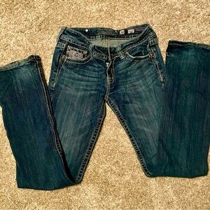 Miss Me rhinestone boot jeans